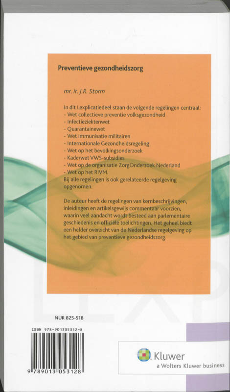 Achterkant van Preventieve gezondheidszorg