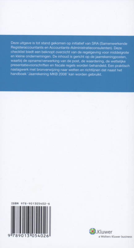 Achterkant van 2008
