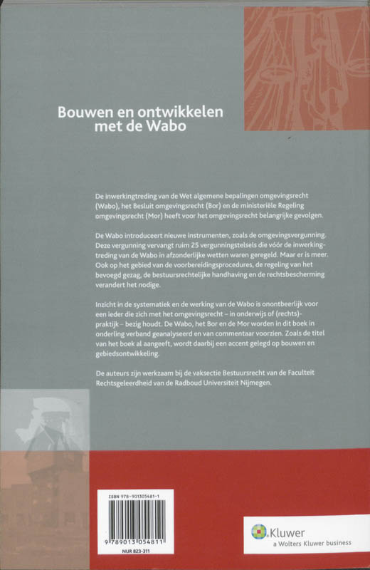Achterkant van Bouwen en ontwikkelen met de Wabo