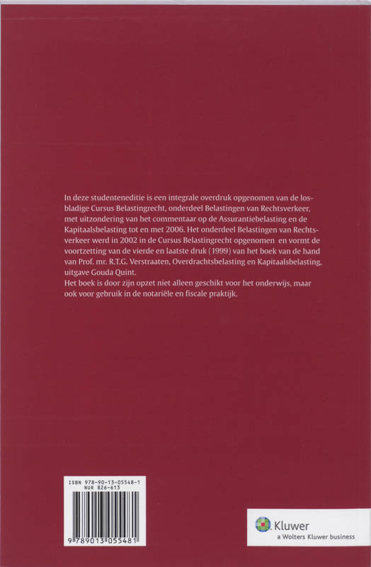 Achterkant van Studenteneditie 2008-2009