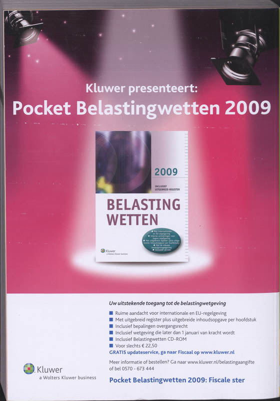 Achterkant van 2009