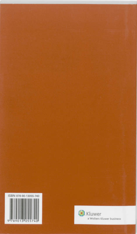Achterkant van Tekstuitgave Wet op de expertisecentra 2008