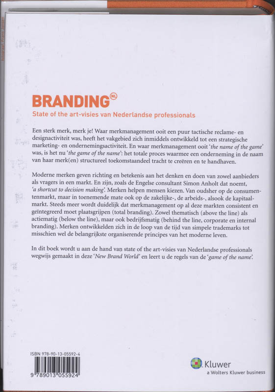 Achterkant van Branding
