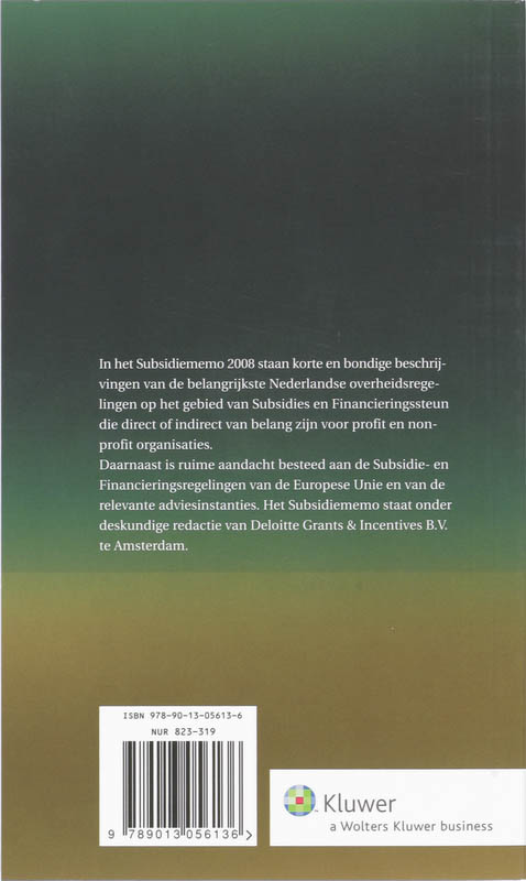 Achterkant van 2008