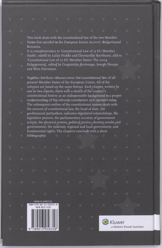 Achterkant van Constitutional Law of 2 EU Member States