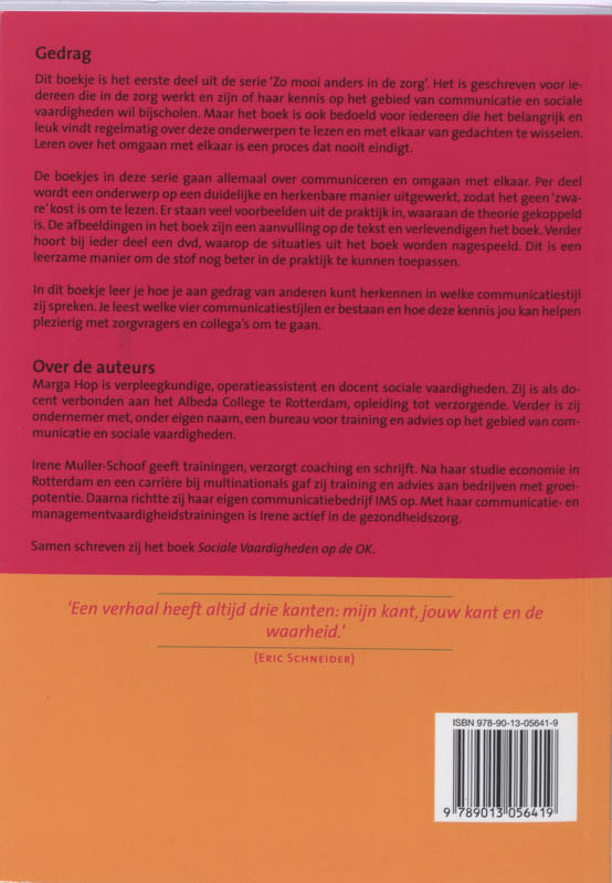 Achterkant van Gedrag