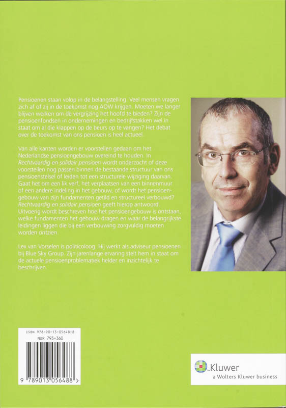 Achterkant van Rechtvaardig en solidair pensioen