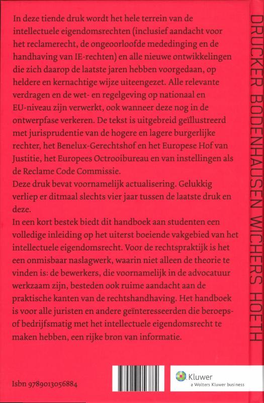 Achterkant van Kort begrip van het intellectuele eigendomsrecht