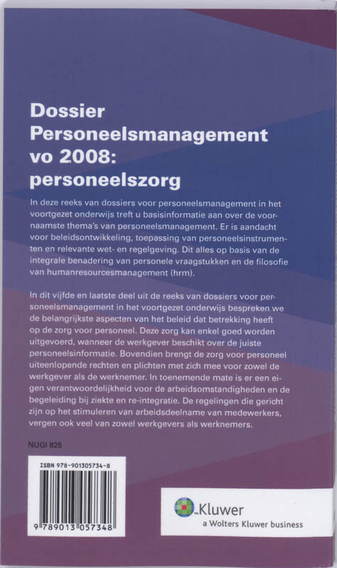 Achterkant van Personeelszorg