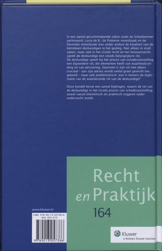 Achterkant van Schadevaststelling en de rol van de deskundige