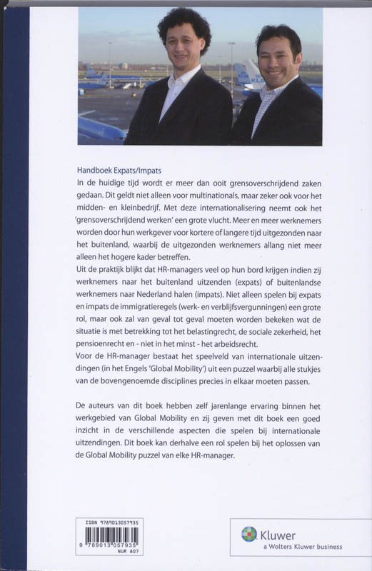 Achterkant van Handboek Expats\Impats