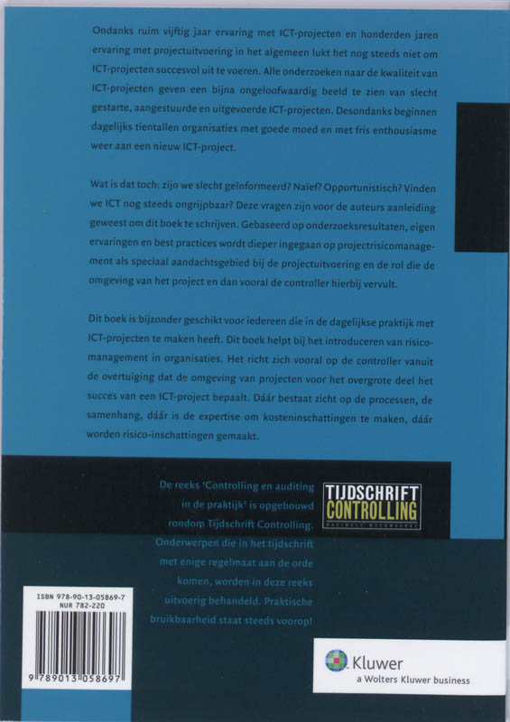 Achterkant van Projectrisicomanagement