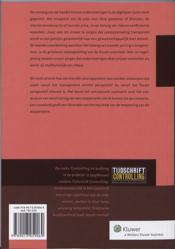 Achterkant van Transfer pricing
