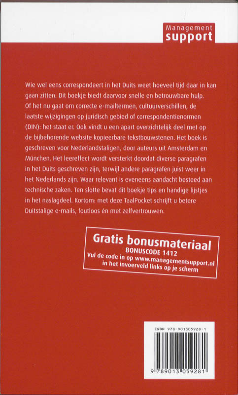 Achterkant van E-mails in Deutsch
