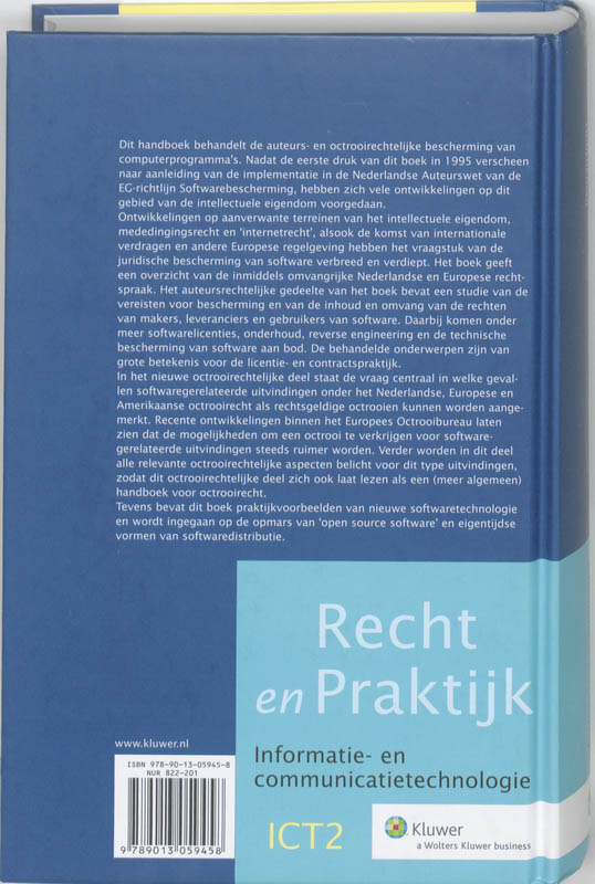 Achterkant van Softwarerecht