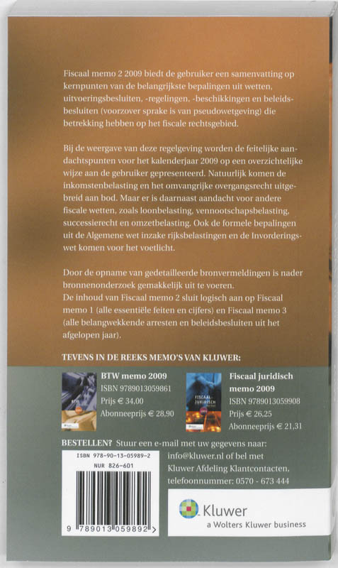 Achterkant van 2 2009