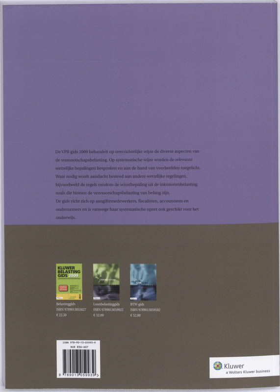 Achterkant van 2009