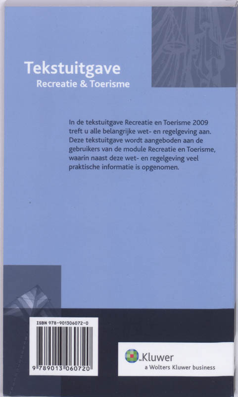 Achterkant van 2009