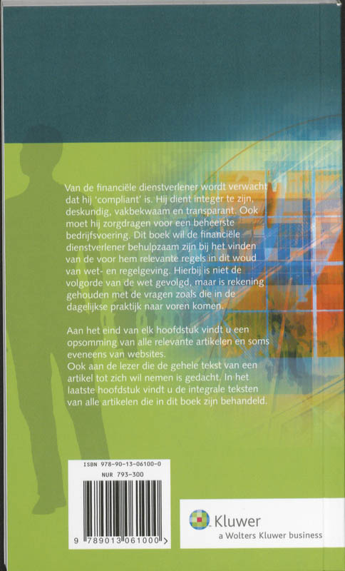 Achterkant van Memo financiele planning - Compliance