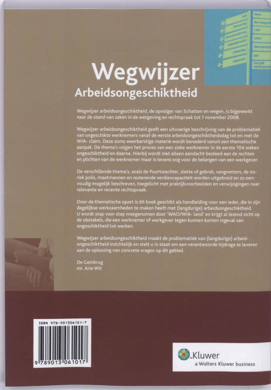 Achterkant van Wegwijzer arbeisongeschiktheid