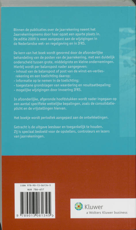 Achterkant van 2009