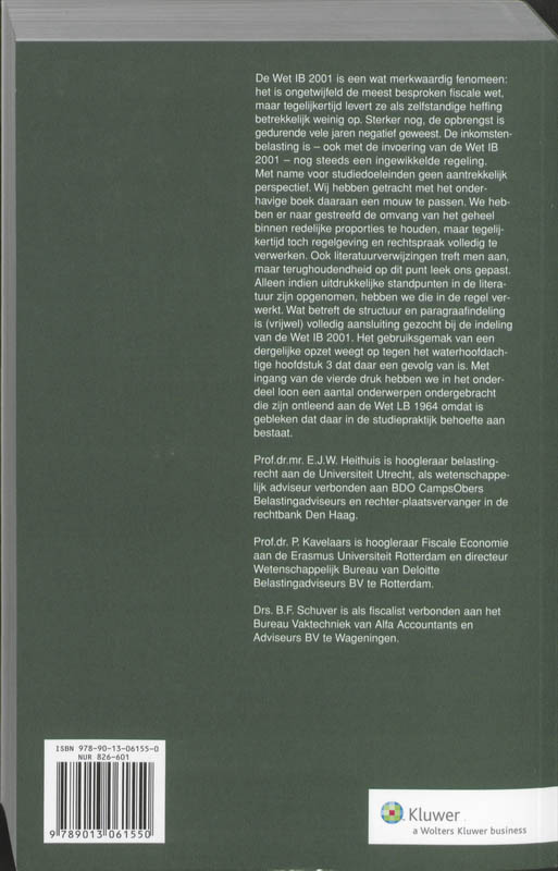 Achterkant van Inkomstenbelasting