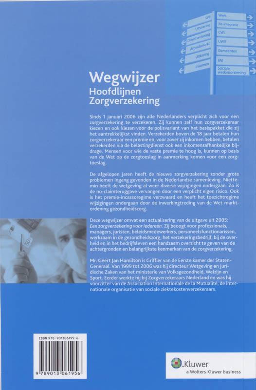 Achterkant van Wegwijzer Hoofdlijnen Zorgverzekering