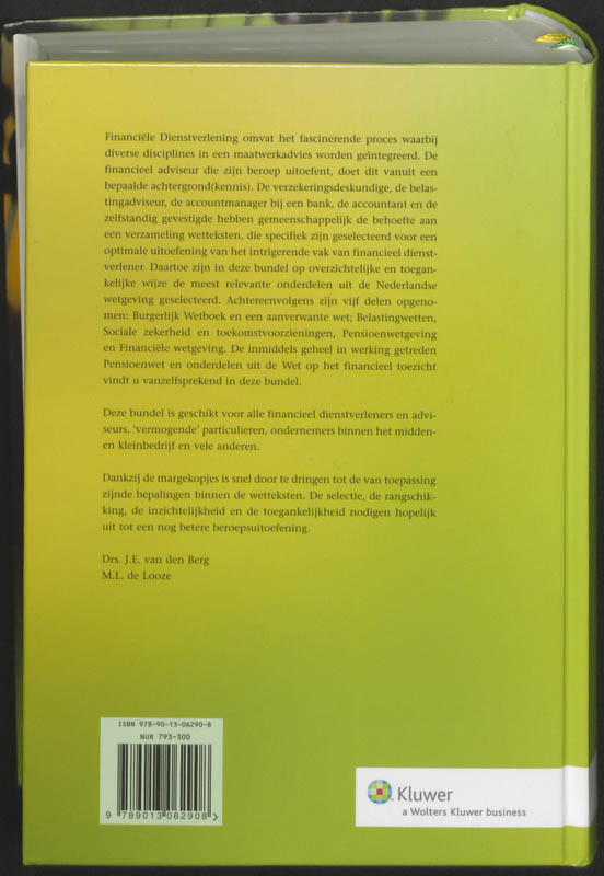 Achterkant van Wetteksten