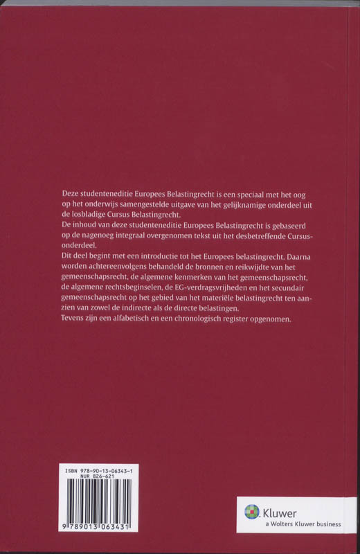 Achterkant van Studenteneditie 2009-2010