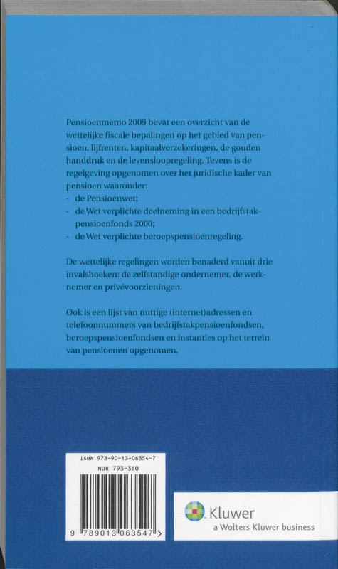 Achterkant van 2009