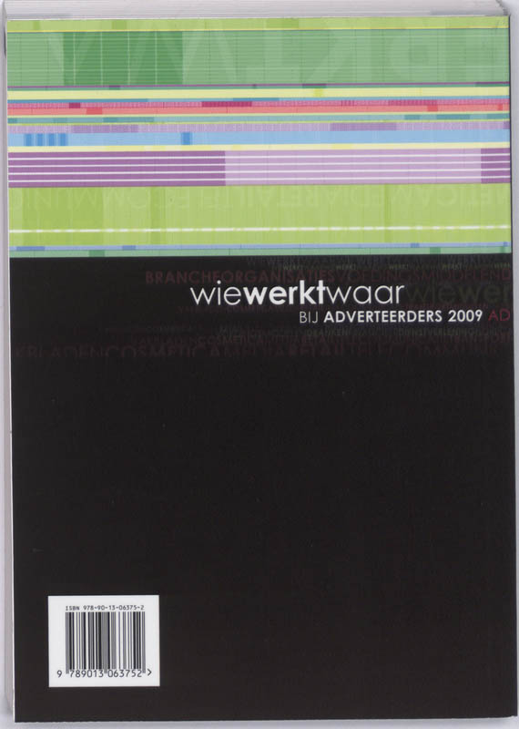 Achterkant van 2009