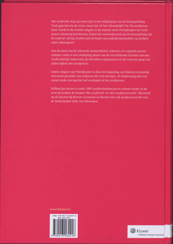 Achterkant van Het Strafproces