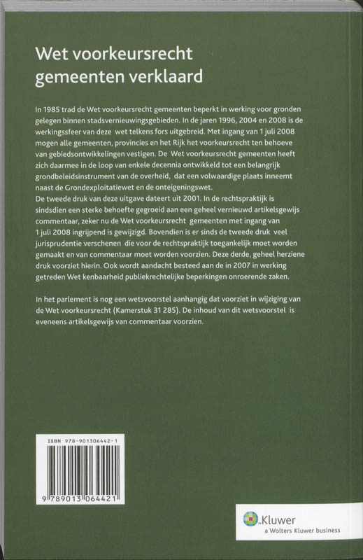 Achterkant van 2009