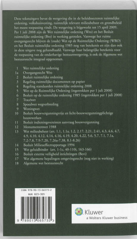 Achterkant van Tekstuitgave