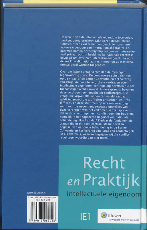 Achterkant van Intellectuele eigendom in het IPR conflictenrecht