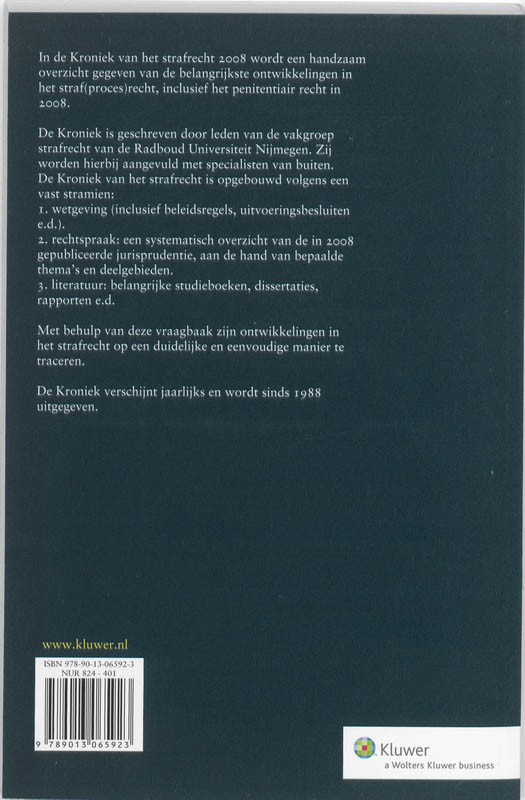 Achterkant van 2008