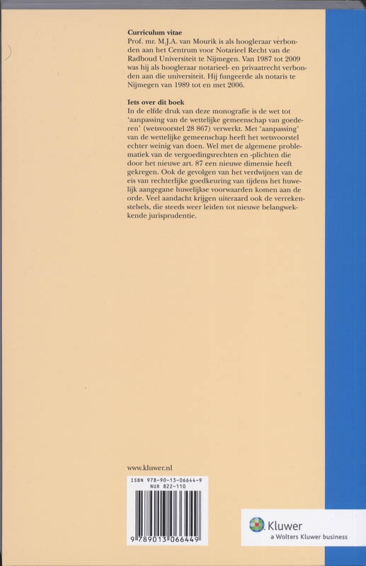 Achterkant van Huwelijksvermogensrecht