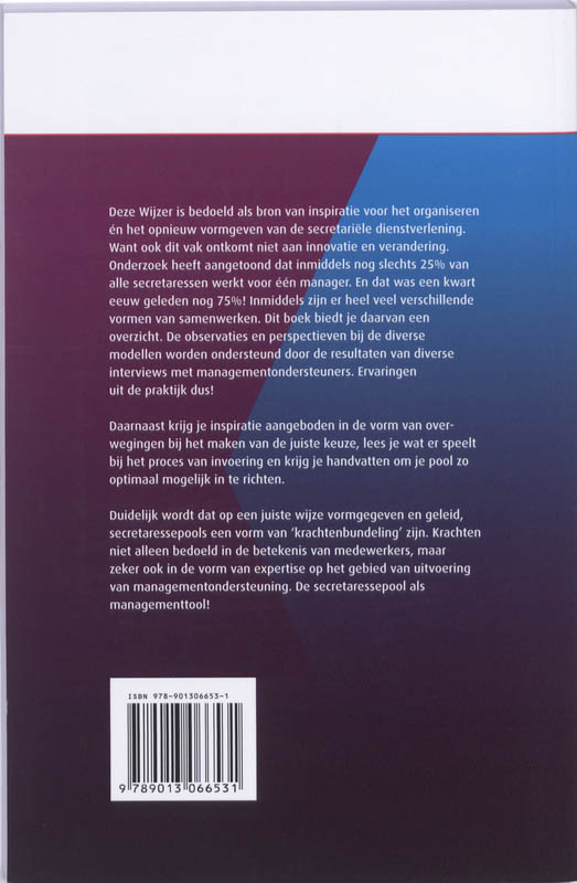 Achterkant van Het opzetten van een secretaressepool