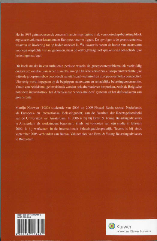 Achterkant van Groepsrentebox