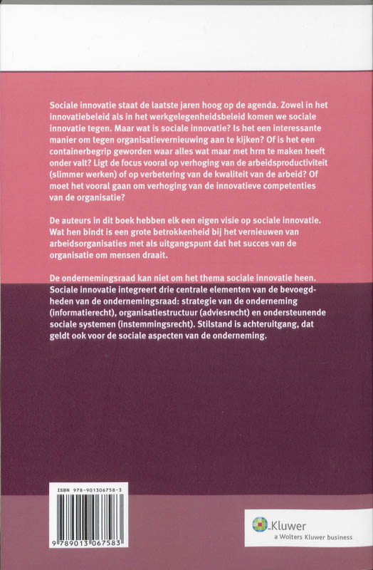 Achterkant van Sociale innovatie