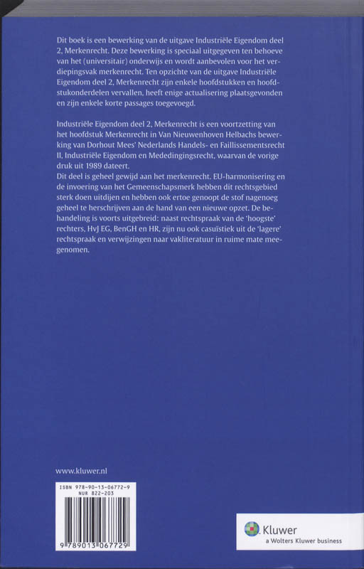 Achterkant van 2 merkenrecht