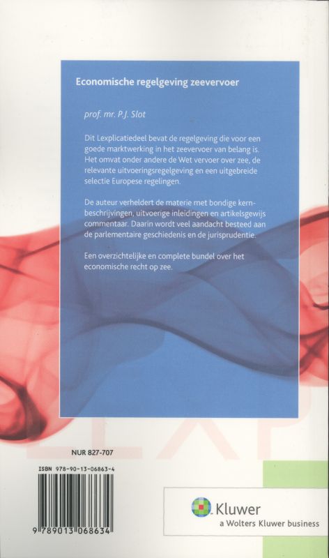 Achterkant van Economische regelgeving zeevervoer