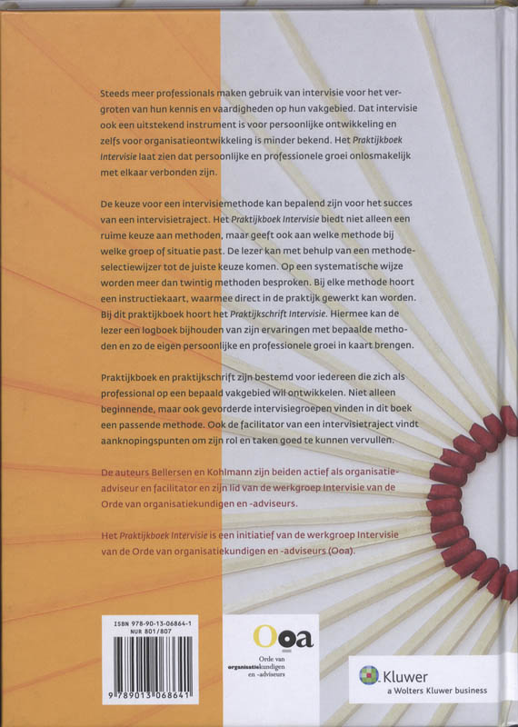 Achterkant van Praktijkboek Intervisie