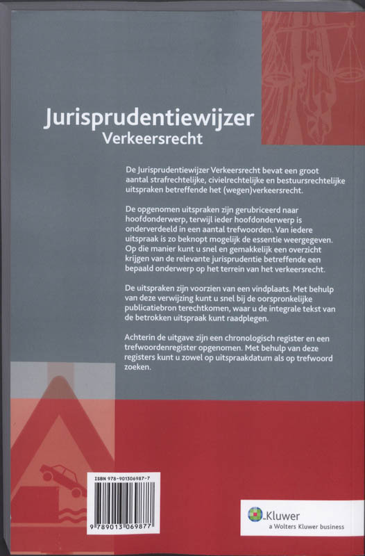 Achterkant van Jurisprudentiewijzer Verkeersrecht 2010
