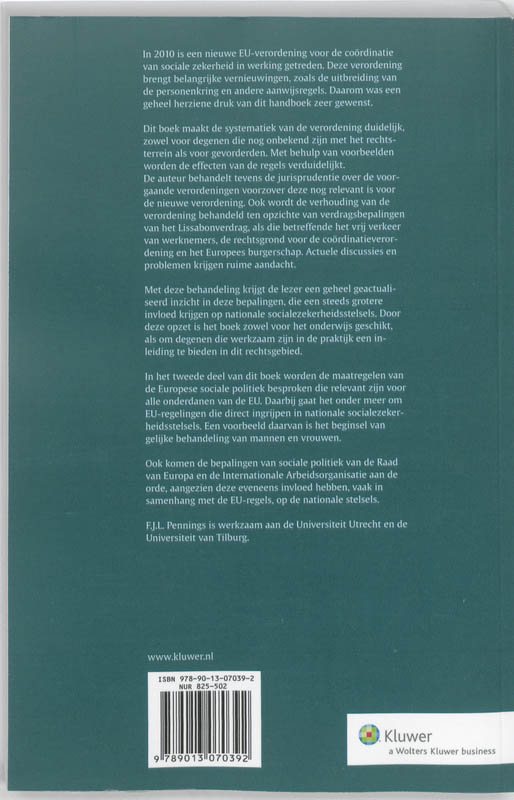 Achterkant van Europees socialezekerheidsrecht