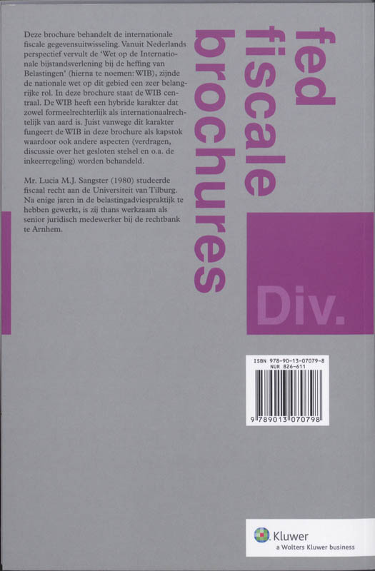 Achterkant van Internationale fiscale gegevensuitwisseling