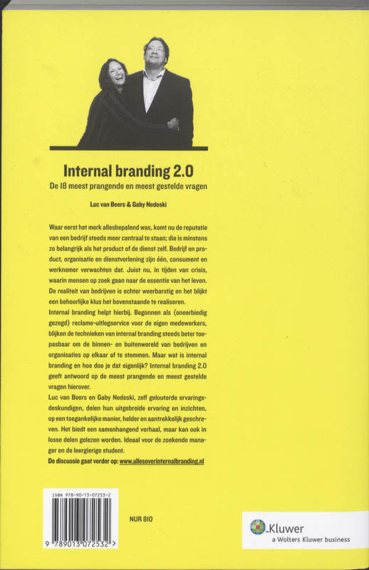 Achterkant van Internal branding 2.0