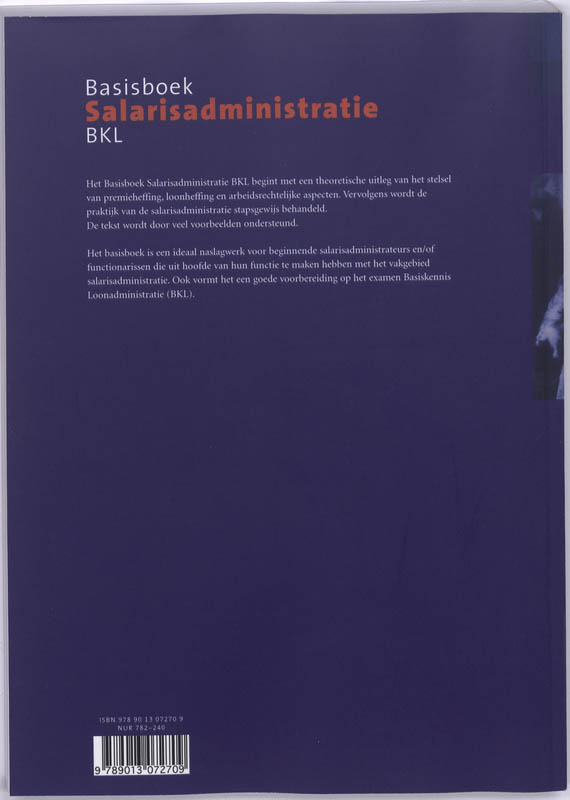 Achterkant van Basisboek