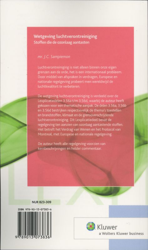 Achterkant van Wetgeving luchtverontreiniging