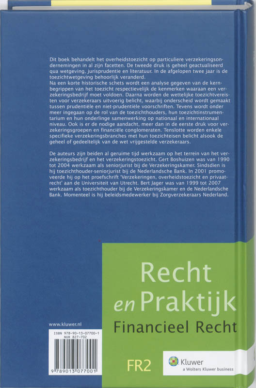 Achterkant van Verzekerd van toezicht